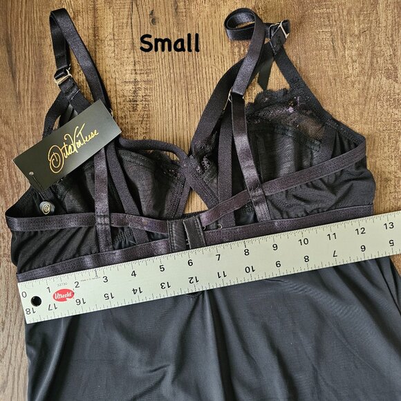 NWT!! Dita Von Teese Madame X Slip/Chemise, S Cheetah - Picture 6 of 11